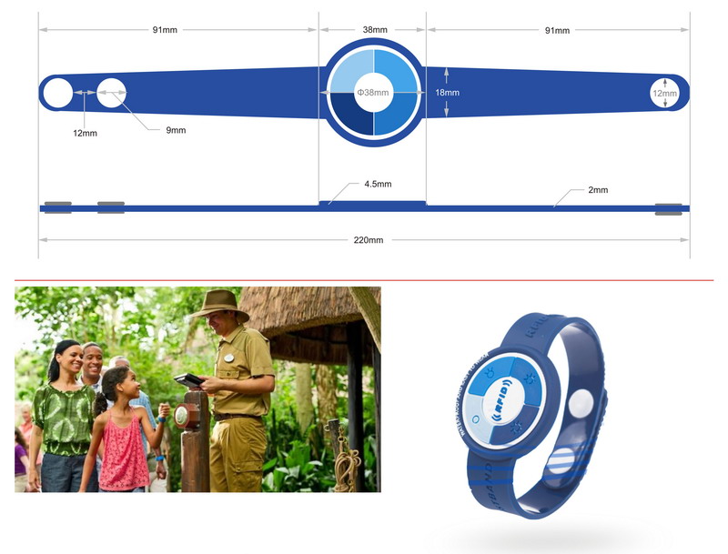 Ad Promotional RFID Wristband--RFID & CARD Manufacturer